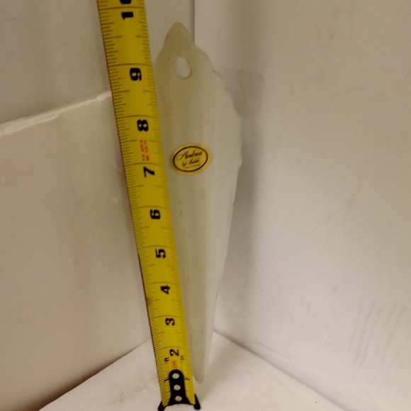 Andrea by Sadek Vintage Cone Bud Vase Sconce Floral  Pansies Porcelain Ceramic - Picture 3 of 5